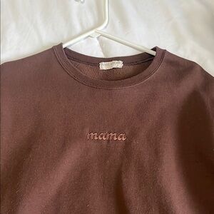 Brown 'Mama' Sweatshirt